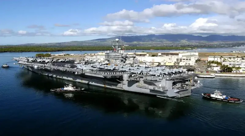 Portaaviones estadounidense llega a Panamá de la Clase Nimitz llega a Panamá en una histórica visita de cortesía y ejercicios conjuntos de seguridad marítima tras más de 50 años.
