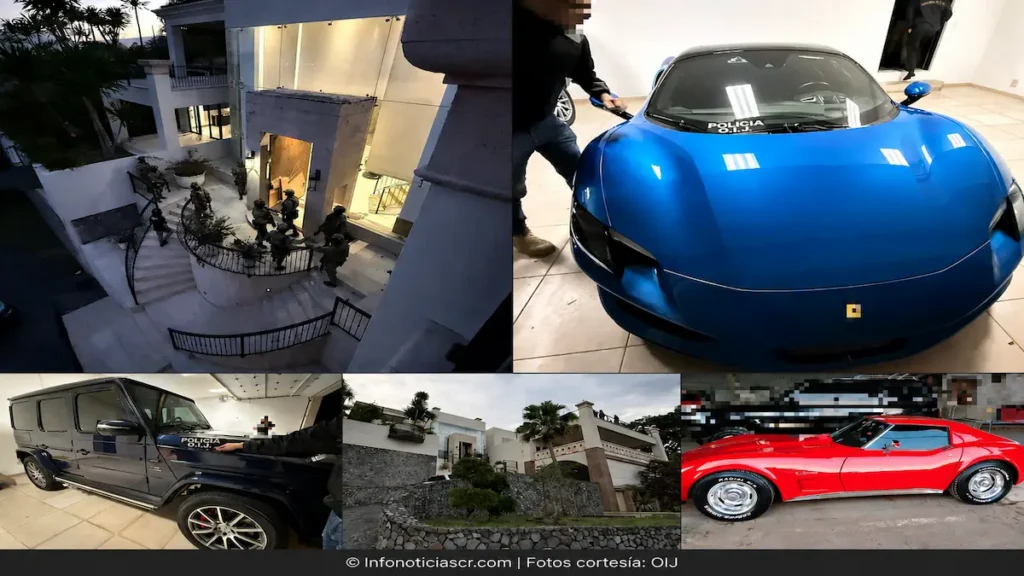 Caso Lusso: carros de lujo, mansiones y propiedades investigadas por el OIJ en operativo por presunto lavado de dinero