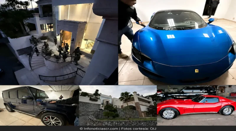 Caso Lusso: carros de lujo, mansiones y propiedades investigadas por el OIJ en operativo por presunto lavado de dinero